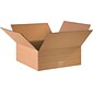 12.5" x 12.5" x 6" Multi-Depth Shipping Boxes, 32 ECT, Brown, 25/Bundle (MD12126R)