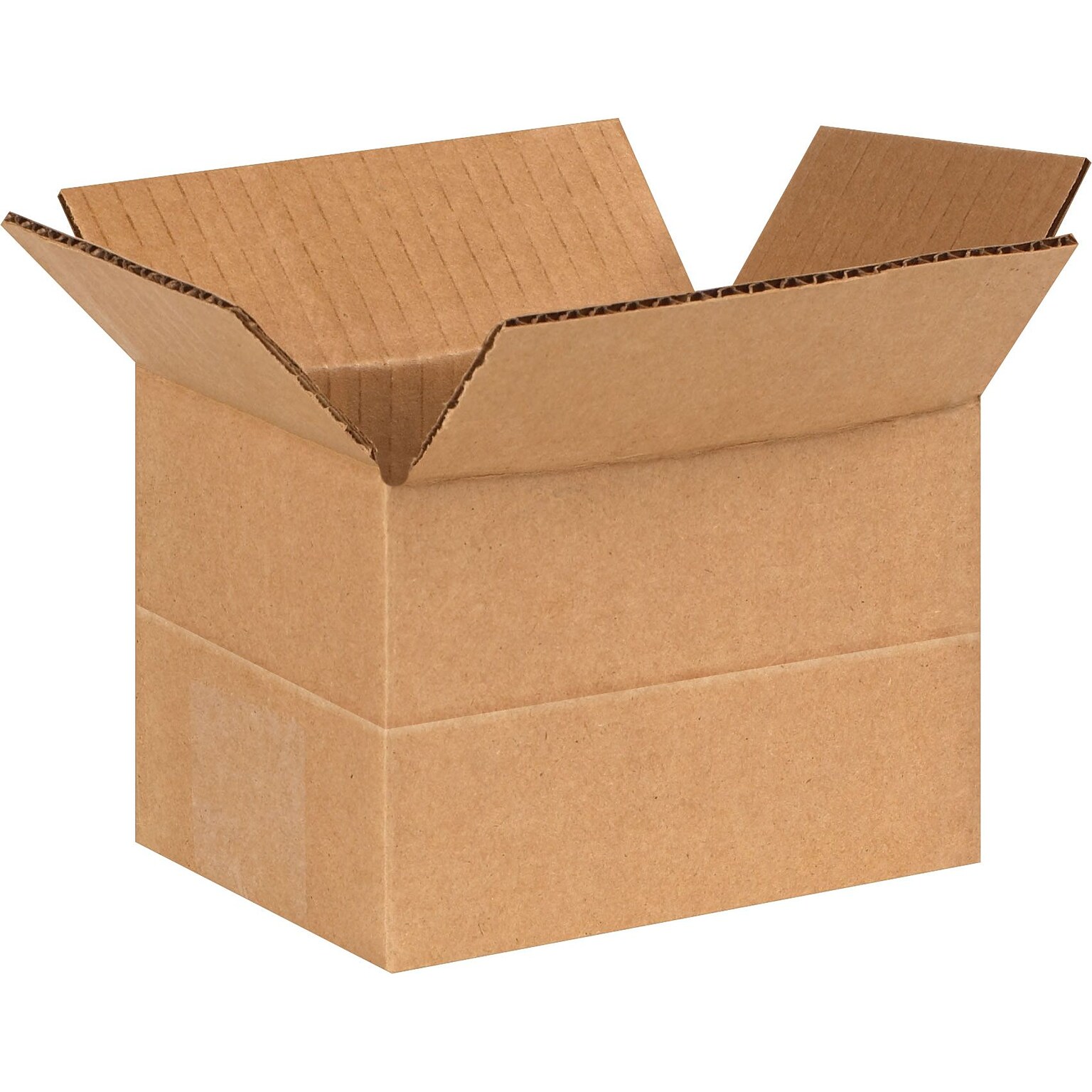 6 x 4 x 4 Multi-Depth Shipping Boxes, Brown, 25/Bundle (MD644)