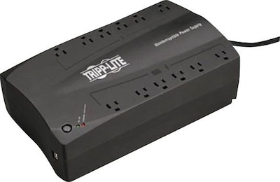 Tripp Lite AVR 750VA Battery Backup UPS, 6-Outlets, Black (AVR750U)