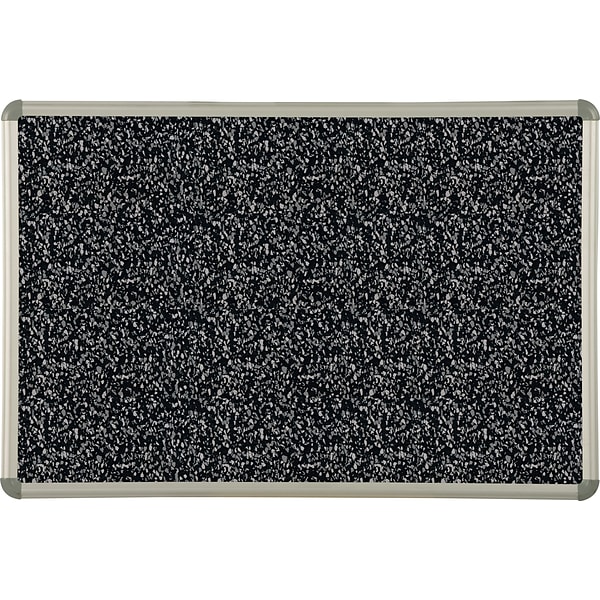 Best-Rite Black Rubber-Tak Bulletin Boards, Euro Trim Frame, 2 x 1/5