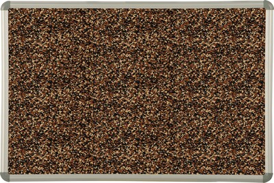 Best-Rite Tan Rubber-Tak Bulletin Boards, Euro Trim Frame, 8 x 4