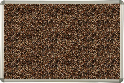 Best-Rite Tan Rubber-Tak Bulletin Boards, Euro Trim Frame, 4 x 3