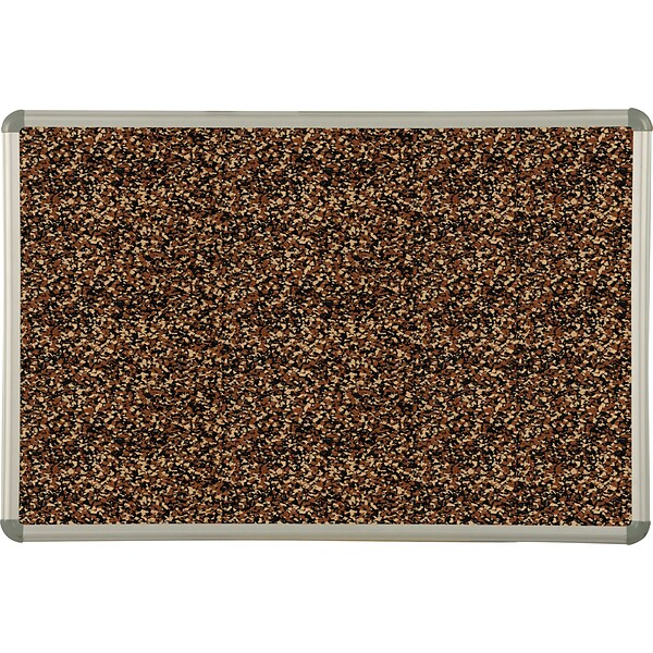 Best-Rite Tan Rubber-Tak Bulletin Boards, Euro Trim Frame, 4 x 3