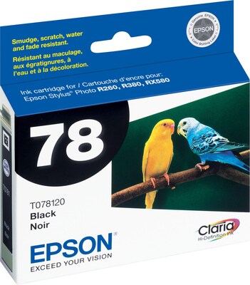 Epson T78 Black Standard Yield Ink Cartridge   (T078120)