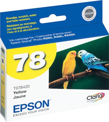 Epson T78 Yellow Standard Yield Ink Cartridge