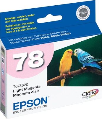 Epson T78 Light Magenta Standard Yield Ink Cartridge