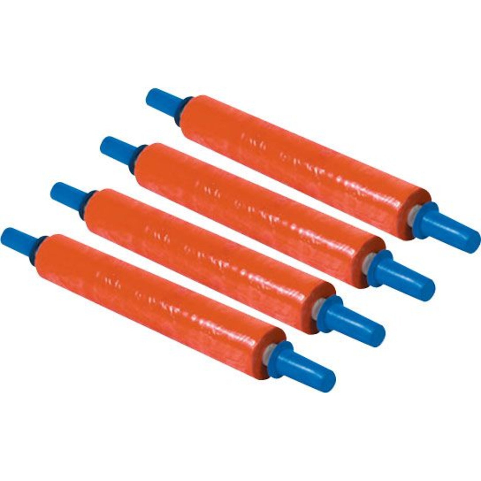 20 x 1000 80 Gauge Cast Stretch Wrap, Orange Tinted, 4/Carton (GOOD20ORANGE)