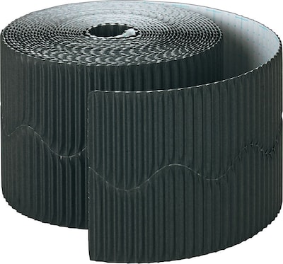 Bordette 600L x 2.25H Border, Solid, Black (37304)