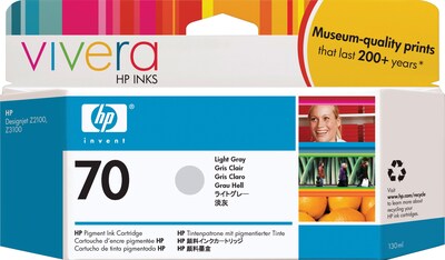 HP 70 Light Gray Standard Yield Ink Cartridge (C9451A)