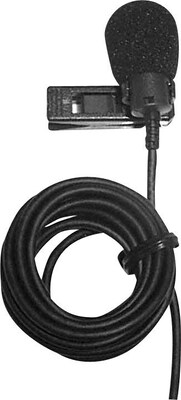 AmpliVox® Condensor Lapel Microphone, with 40 cord and 12 extension