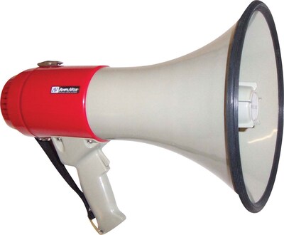 AmpliVox® 25 Watt Piezo Dynamic Megaphone, with Pistol Grip