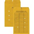 10 x 15 Brown Kraft Button-and-String Inter-Departmental Envelopes, 100/Box