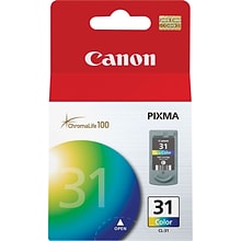 Canon CL-31 Tri-Color Standard Yield Ink Cartridge (1900B002)