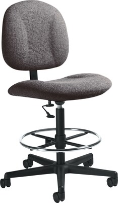 Global® 8977 Series Deluxe Drafting Stool, Grey