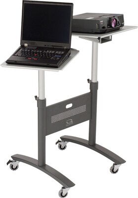 Quartet® LCD Projector Carts; Double-Arm Projector
