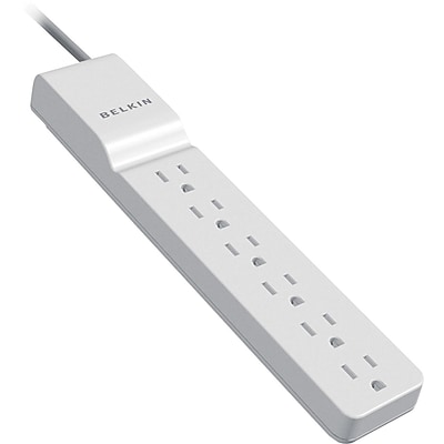 Belkin™ BE106000 6-Outlet 720 Joules Surge Protector with 8 Cord