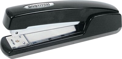 Bostitch B5000 Desktop Stapler, 20-Sheet Capacity, Staples Included, Black (B5000BLK)