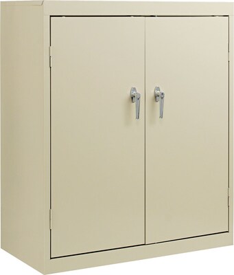 Alera® Steel Storage Cabinet, Assembled, 42Hx36Wx18D, Putty