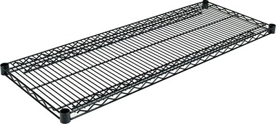 Alera™ Extra Industrial Wire Shelves, 48Wx18D, Black