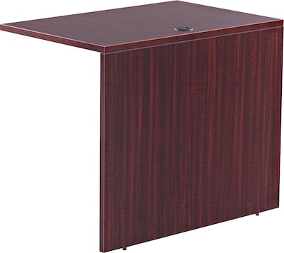 Alera™ Valencia Series U and L Groupings in Mahogany, Reversible Return/Bridge Shell, 36W