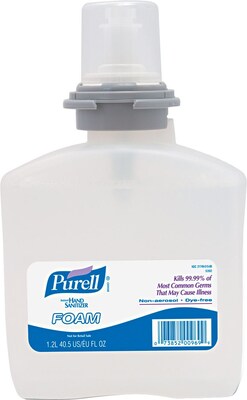 Purell® TFX™ Instant Hand Sanitizer, Foam, Refill, 1,200 ml.