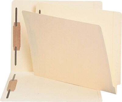 Smead® Shelf-Master Reinforced End-Tab File Folders, Letter Size, Manila, 250/Bx (34125)