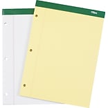 TOPS Double Docket Writing Tablet, 8-1/2 x 11-3/4, Legal Ruled, Canary, 100 Sheets/Pad (63378)