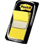 Post-it® Flags Value Pack, 1 x 1.7, Yellow, 600 Flags (680-YW12)