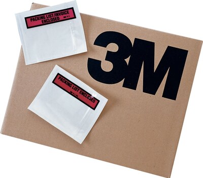 3M Packing List Envelope, Packing List Enclosed, 4 1/2 x 5 1/2, 1,000/Case (1503M1)