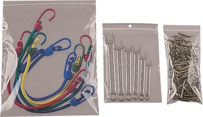 1.5 x 2" Zipper Top Reclosable Poly Bags, 2 mil, Clear, 1000/Carton (3515A)