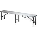 Office Star™, Grey/Black Resin Folding Bench