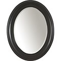 Carolina Cottage Oval Mirror, Antique Black