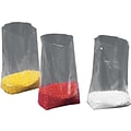 4 x 2 x 12 Gusseted Poly Bags, 1.5 Mil, Clear, 1000/Carton (1405)