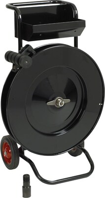 Extra Heavy Duty Ribbon Wound Steel Strap Dispenser Cart (MIP6850)