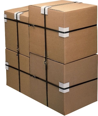 The Packaging Wholesalers Light Duty Edge Protectors, 2 x 4 x 3, 770/Carton, (VBDSP24312
