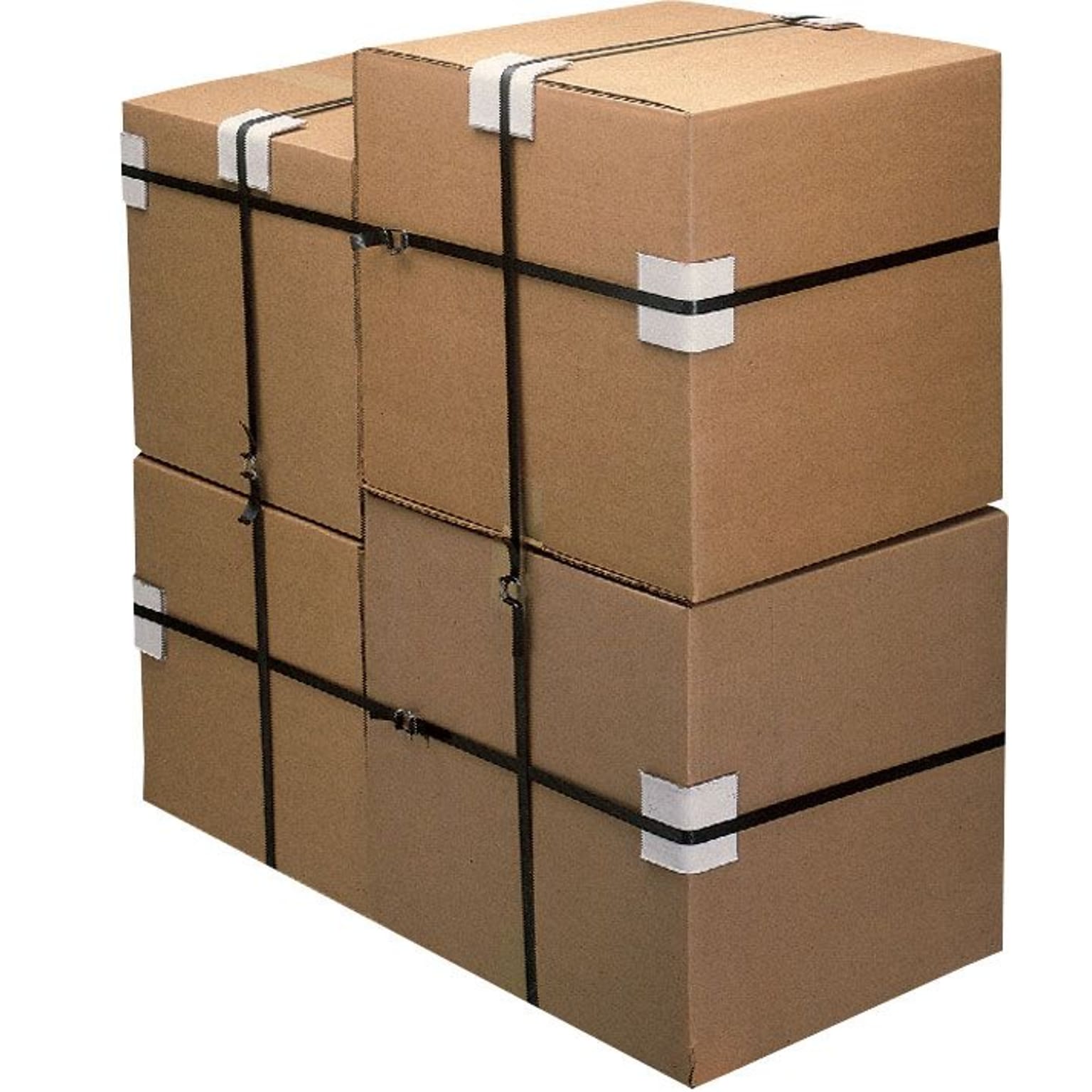 The Packaging Wholesalers Light Duty Edge Protectors, 2 x 4 x 3, 700/Carton, 1/Carton (VBDSP243120)