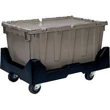 Quantum Storage Systems 16.50 Gallon Plastic Totes with Attached Lids (Qdc2717-12)