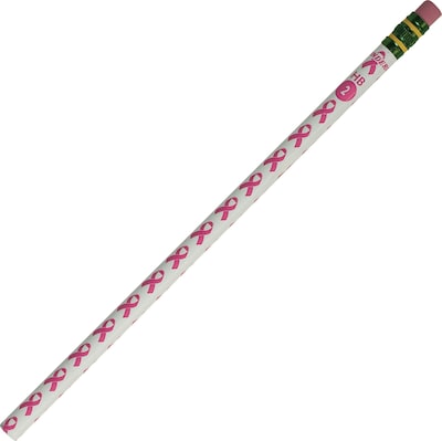 Dixon Ticonderoga® Pink Ribbon Woodcase Pencils, #2 Soft, Dozen