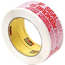 Scotch® Printed Message Box Sealing Tape, IF SEAL IS BROKEN CHECK CONTENTS BEFORE ACCEPTING, 1.88