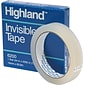 Highland Invisible Tape, 3/4" x 72 yds., 1/Roll (6200342592)