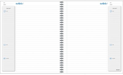 AT-A-GLANCE® Outlink™ Business Notebook Refill, 8 1/2 x 11, White, (K1-50)