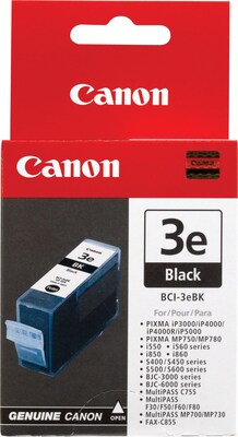 Canon 3e Black Standard Yield Ink Cartridge (4479A249AB)