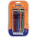 Sonix™ Retractable Gel-Ink Pens, Medium Point, Assorted, Dozen (13123-CC)