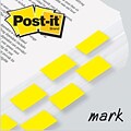 Post-it® Flags Value Pack, 1 x 1.7, Yellow, 600 Flags (680-YW12)