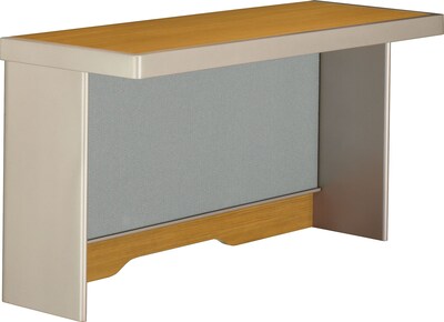 Bush Business Quantum 48W Hutch (Short), Modern Cherry, Installed