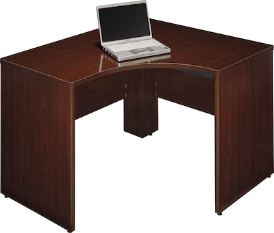 Bush Quantum Series 47 Left Corner Shell, Harvest Cherry, 30H x 47 3/8W x 42 1/8D, Dock Delivery