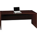 Bush Quantum Series 72 Credenza Shell, Harvest Cherry, Dock Delivery