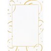 Great Papers® Gold Stars & Streamers Flat Card Invitations with Envelopes, 10/Pack