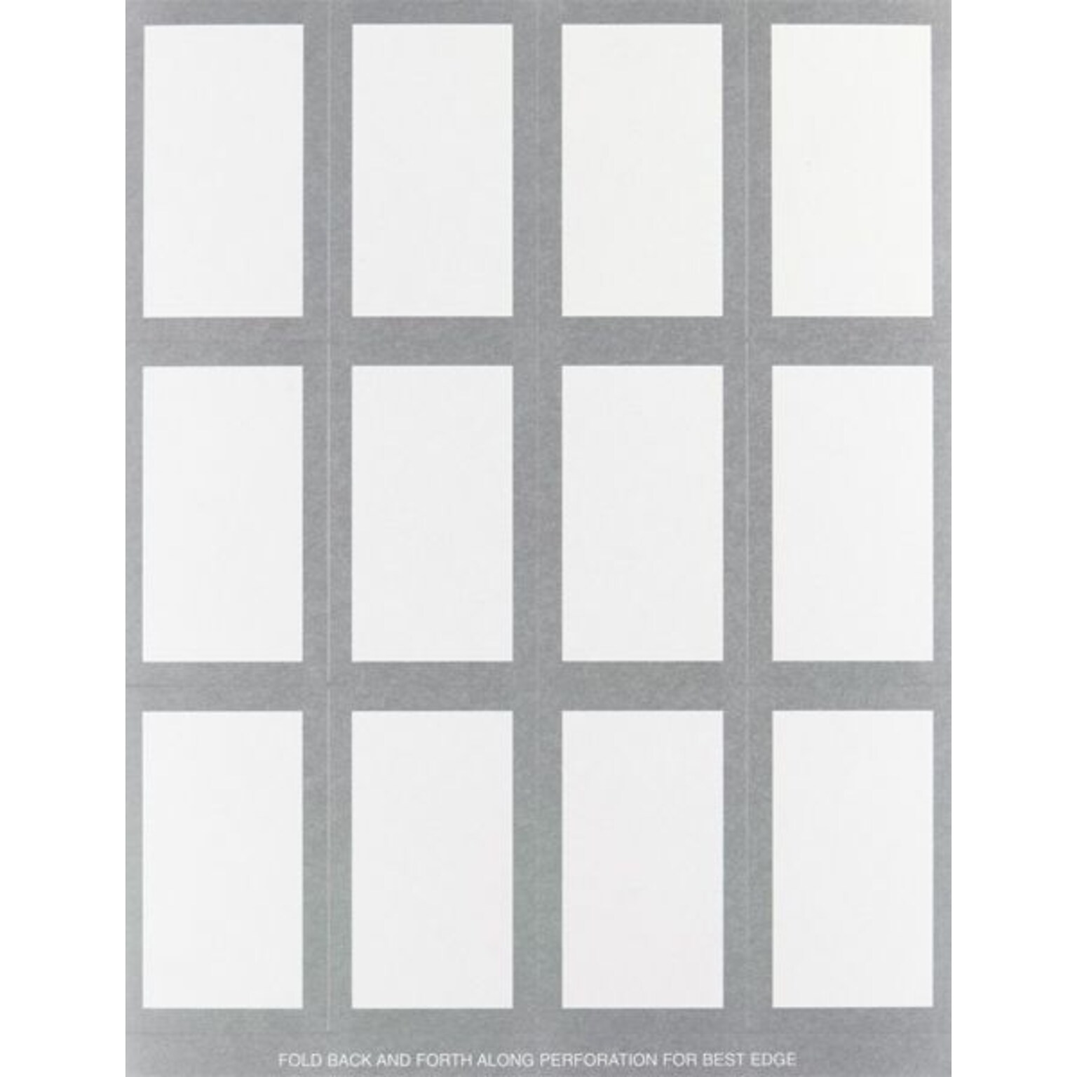 Great Papers® Metallic Silver Place Cards, 60/Pack
