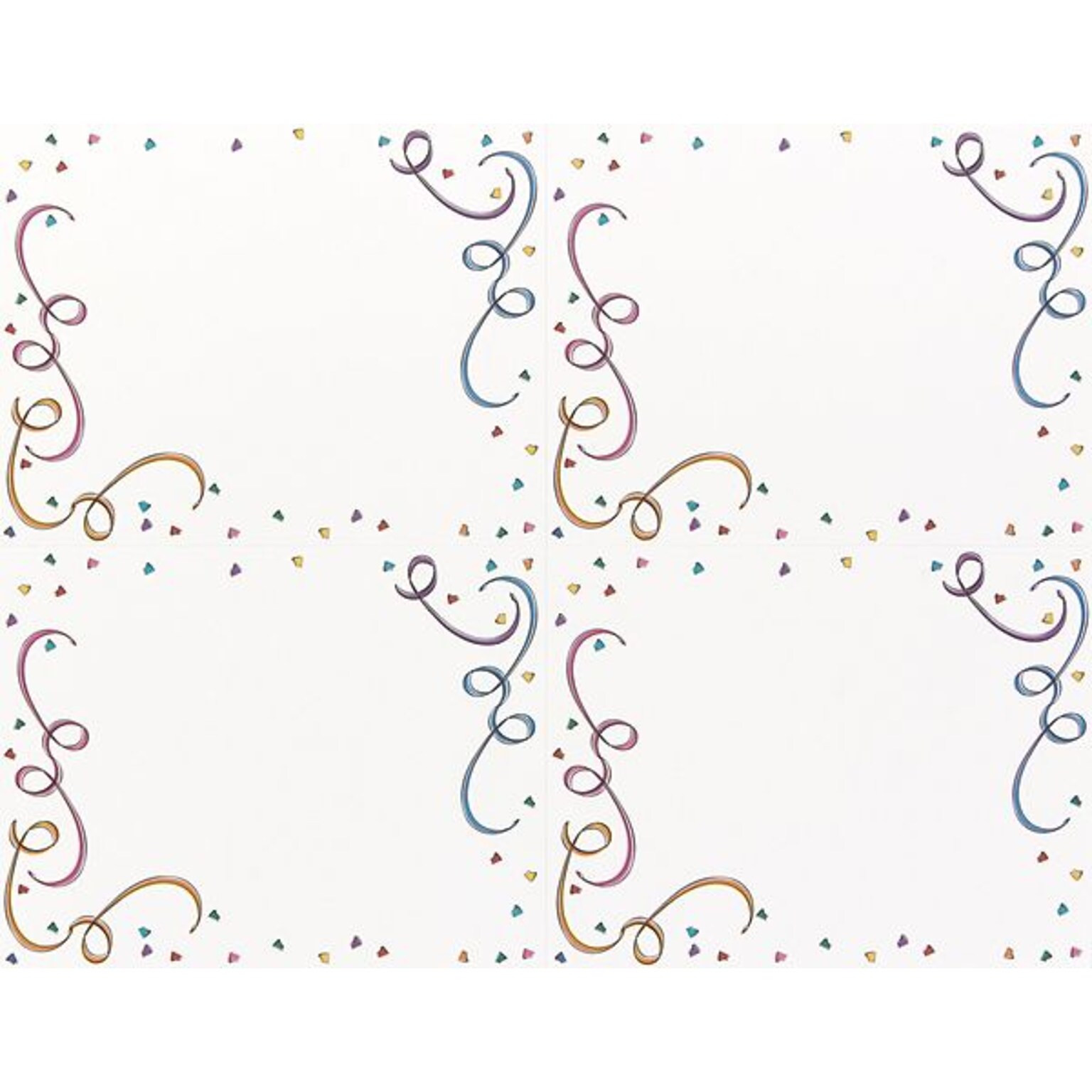 Masterpiece Studios Party Elements 4-up Postcards
